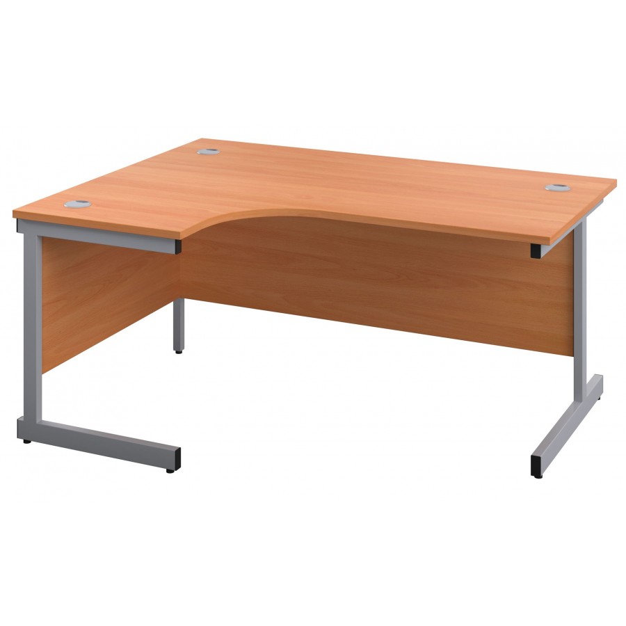 Olton Single Cantilever Corner Office Desk